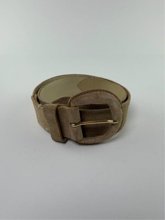 Vintage Mondi Suede Waist Belt Size Small Tan Beige Neutral 80s 90s